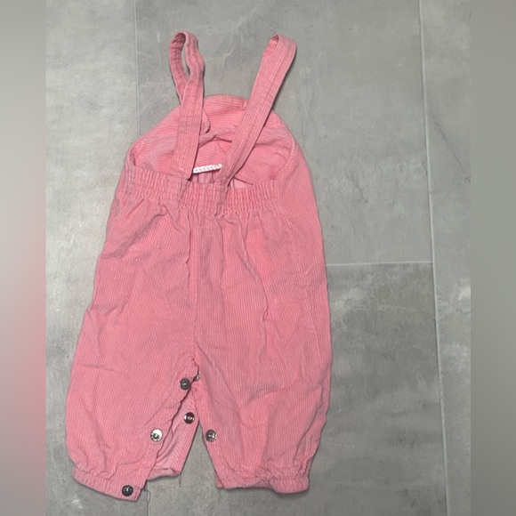 Vintage Pink Corduroy Overalls Kids No Tag - Picture 3 of 8